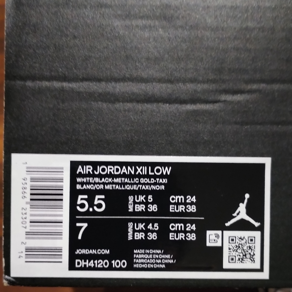 Nike Air Jordan XII Low sz 5.5 - Picture 4 of 8